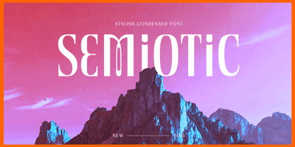 Semiotic Font Poster 1