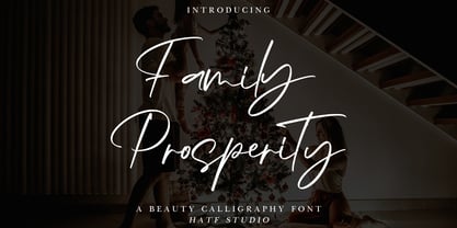 Family Prosperity Font Poster 1