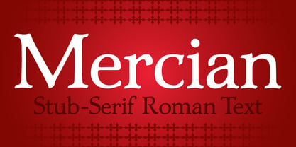 P22 Mercian Font Poster 1