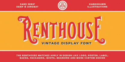 Renthouse Font Poster 1