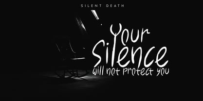 Silent Death Font Poster 2