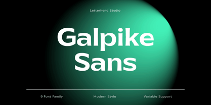 Galpike Font Poster 1