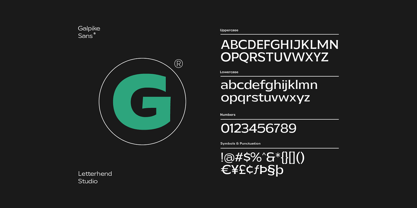 Galpike Font Poster 3