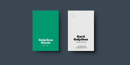 Galpike Font Poster 8