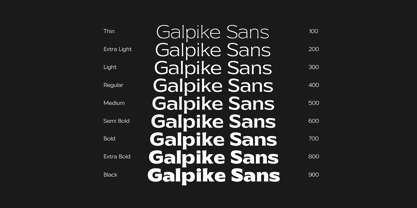 Galpike Font Poster 4