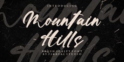 Mountain Hills Font Poster 1