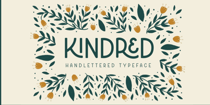 Kindred Font Poster 1