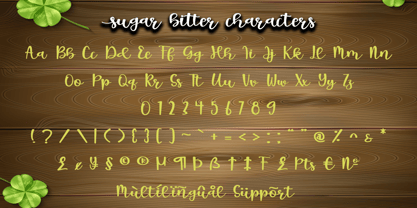 Sugar Bitter Font Poster 6