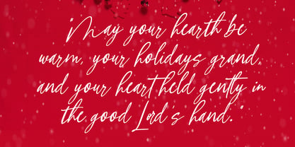 Another Christmas Font Poster 2