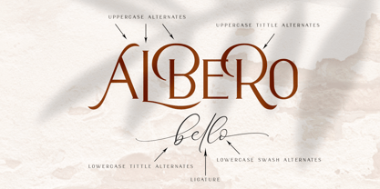 Alberobello Serif Police Poster 10