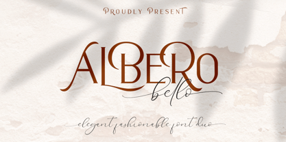 Alberobello Serif Police Poster 1