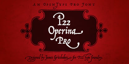 P22 Operina Font Poster 1