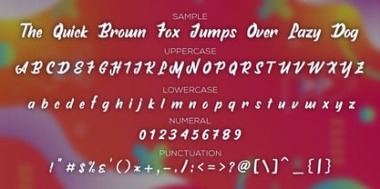 Comic Candy Font Poster 2