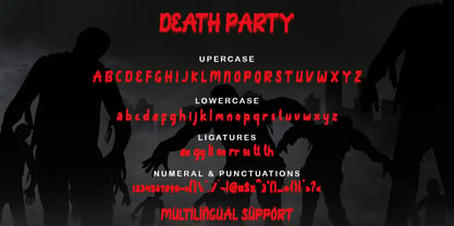 Death Party Font Poster 8
