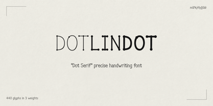 DotLinDot Font Poster 1