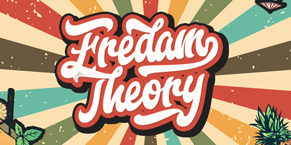 Freedam Theory Font Poster 1