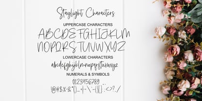 Staylight Font Poster 6