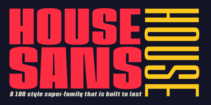 House Sans Police Poster 2