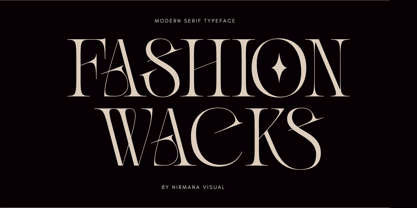 Fashion Wacks Font Poster 1