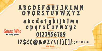 Guess Who Font Poster 6