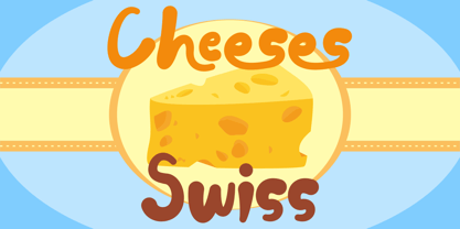 Cheesy Bread Font Poster 6