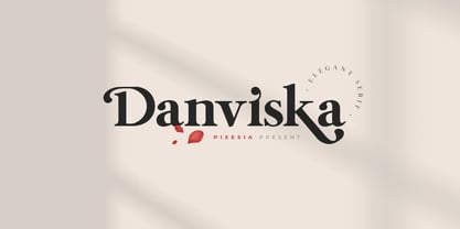 Danviska Font Poster 1