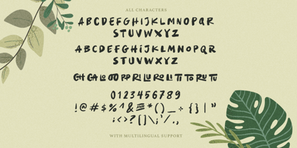 Tropical Times Font Poster 8