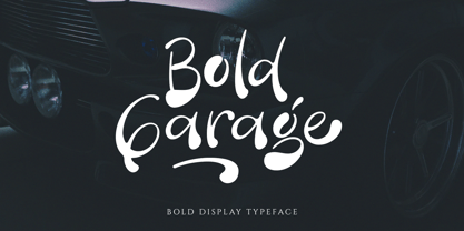 Bold Garage Font Poster 1