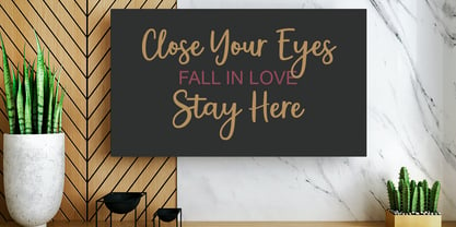 Love Style Font Poster 6