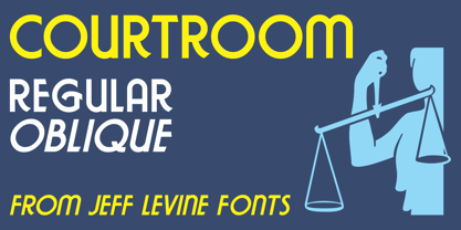 Courtroom JNL Font Poster 1