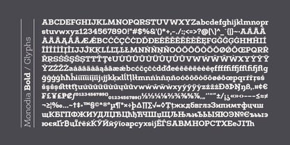 Monodia Font Poster 6