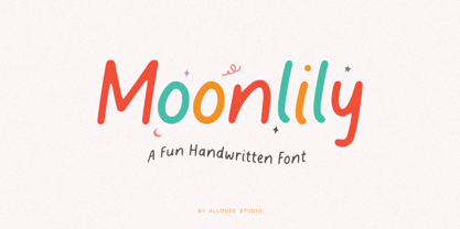 Moonlily Font Poster 1