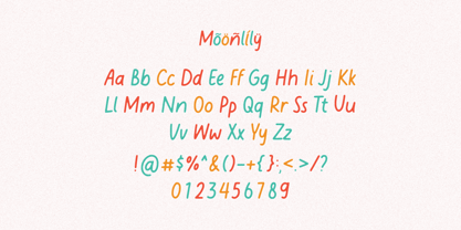 Moonlily Font Poster 11