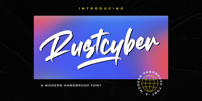 Rustcyber Font Poster 1