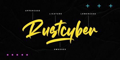 Rustcyber Font Poster 8