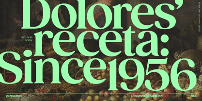 Gazpacho Font Poster 3
