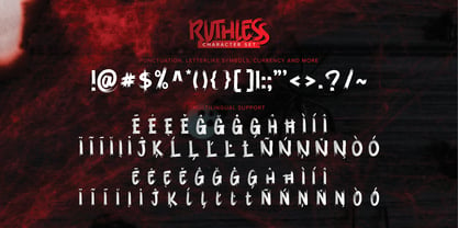 Ruthless Font Poster 7