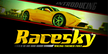 Racesky Font Poster 1