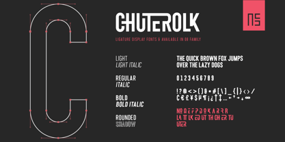 Chuterolk Font Poster 5