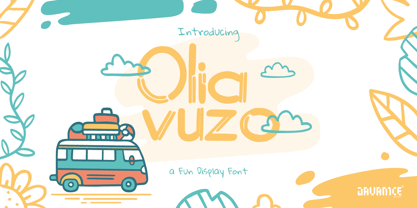 Olia Vuzo Font Poster 1