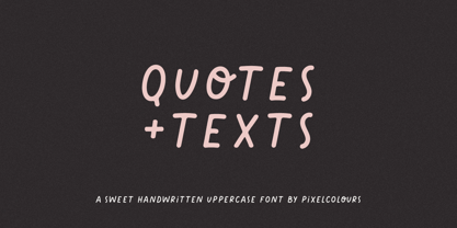 Quotes and Texts Fuente Póster 1