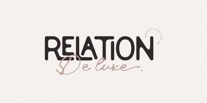 Relation De Luxe Font Poster 1
