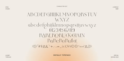 Rotally Font Poster 13