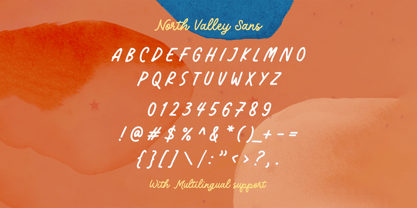 North Valley Font Poster 9