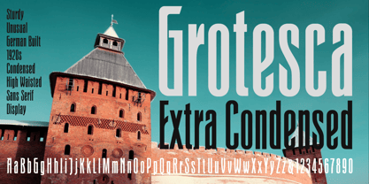 Grotesca Font Poster 1