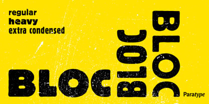 Bloc Font Poster 1