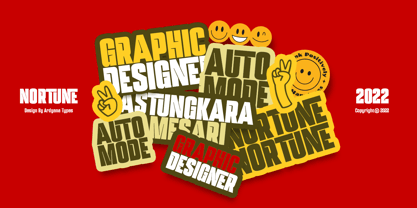 Nortune Font Poster 3