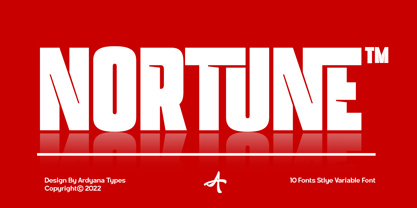 Nortune Font Poster 1
