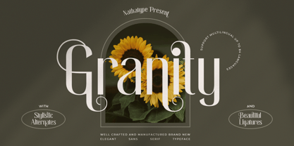 Granity Font Poster 1