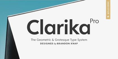 Clarika Pro Font Poster 1